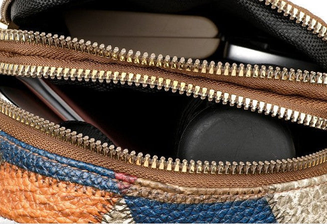 Bagviera compact phone crossbody bag, interior capacity holding phone, wallet and essentials