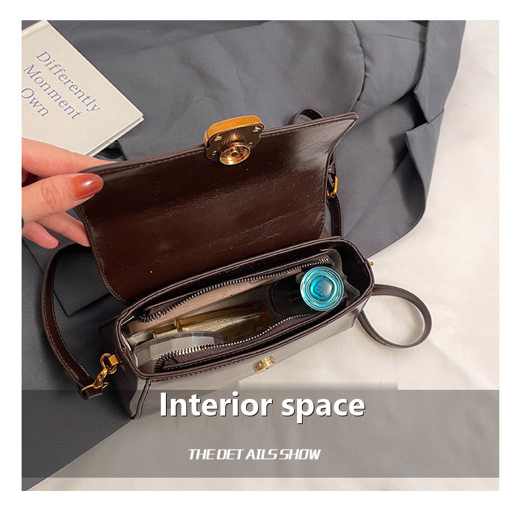 Cora Lock Box Bag, interior