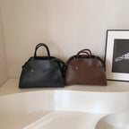 Hollis Relaxed Tote, black and coffee