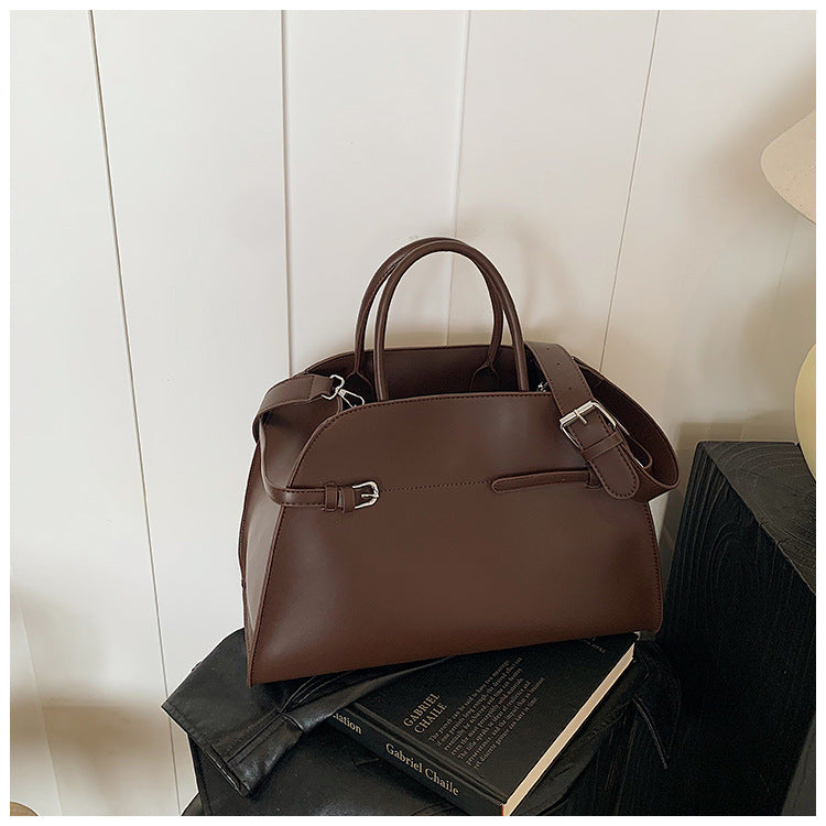Hollis Relaxed Tote, coffee back view