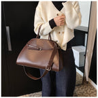 Hollis Relaxed Tote, coffee crossbody