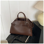 Hollis Relaxed Tote, coffee side view